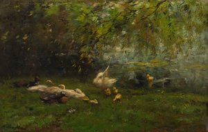 アヒル天国 作： Willem Maris